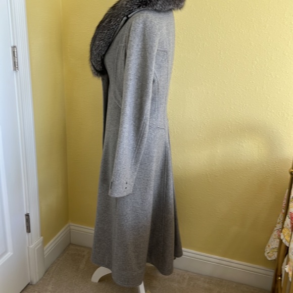 Antonio Melani long gray winter coat size 2 - Picture 4 of 16